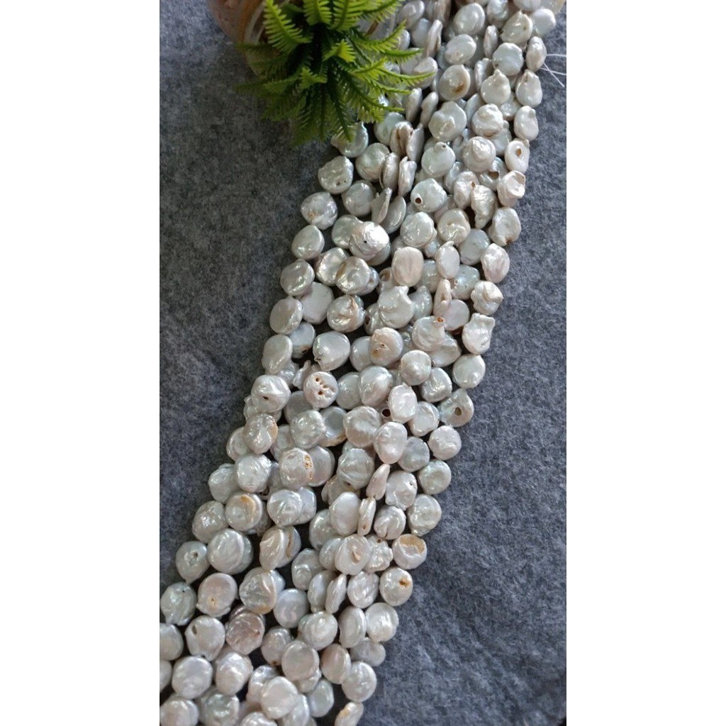 

>>>>>] FRESHWATER PEARL COIN 13-14MM NATURAL