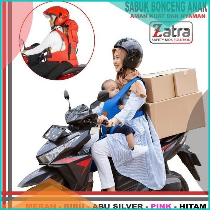 Gendongan Motor Anak Zatra Biru | Gendongan Motor Balita 13m4yZ4 acces
