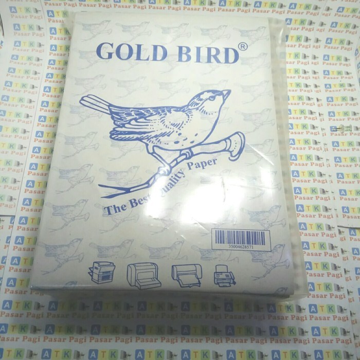 

kertas buram A4 / koran A4 merk Gold Bird isi 500 lbr