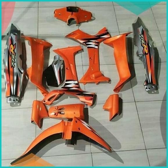 cover body full halus F1ZR F1ZR millenium silver orange 13m4yZ4 perkak