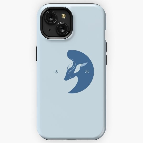 CASE Genshin Impact Ganyu - Sinae Unicornis Namecard Art - Dark Blue IPHONE 6 5 Plus