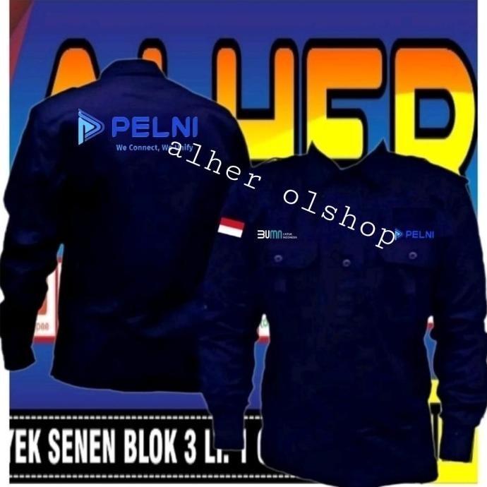Kemeja pelni baju pelni seragam pelni pakaian dinas pelni baju kerja