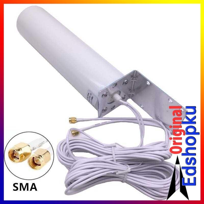 Antena Kuat Sinyal Modem Internet Eksternal Modem Router WiFi 3G 4G LTE 12dBi Konektor SMA