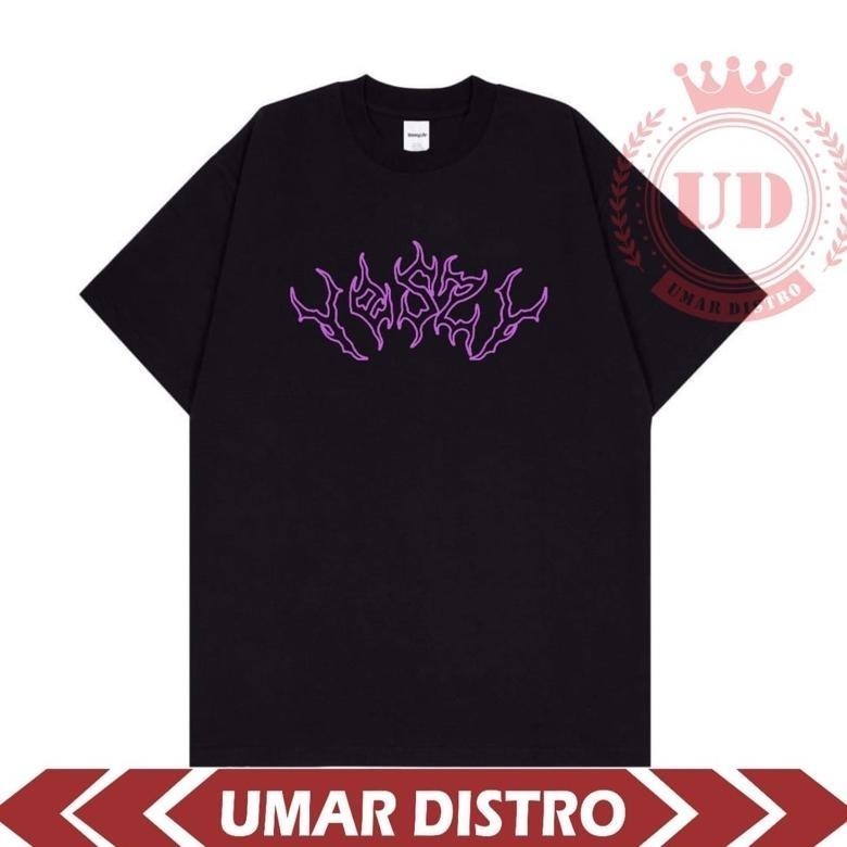 Trending Kaos Baju Yeszy.Mfg Font Ungu Metal Premium Terbaik