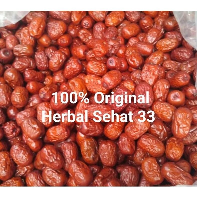 

BN premium angco kurma merah ang co red dates Hong Zhao 1kg TERLARIS