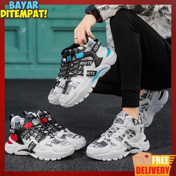 Depatu Sneaker Casual Model Kekinian Spatu Kasual Sr Pria Spatu Formal Peria Cowok Soepatu Laki Laki
