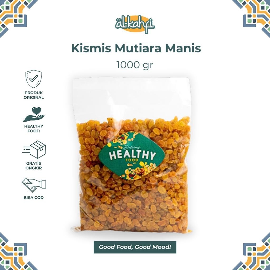 

Kismis Mutiara Manis 1 Kg | Kismis Simin Original Oleh Oleh Haji Umroh Kualitas Terbaik