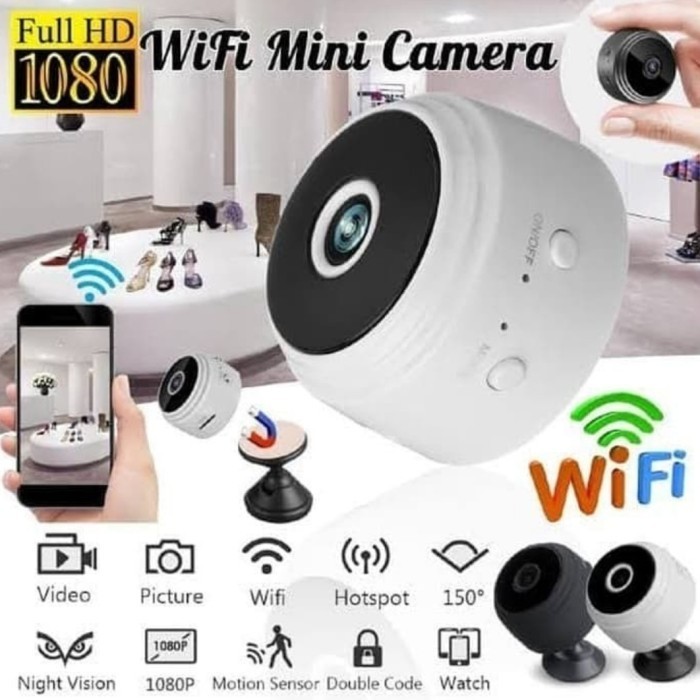 /////] Kamera Mini spy A9 camera Smart CCTV WIFI WIRELESS DV full HD 1080p