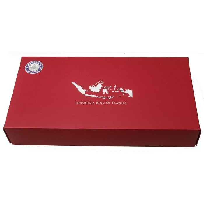 

Kopi Nusantara Indonesia Gift Set Hadiah 6X200G Arabika Robusta Blend