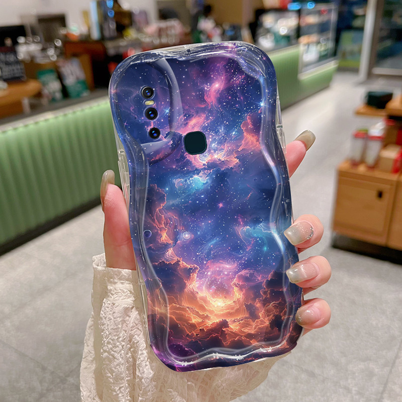 Casing Hp Untuk VIVO V15 VIVO V15 Pro VIVO V20 Pro VIVO S7 Case Cesing HP jam tangan pola Xinghe Kes