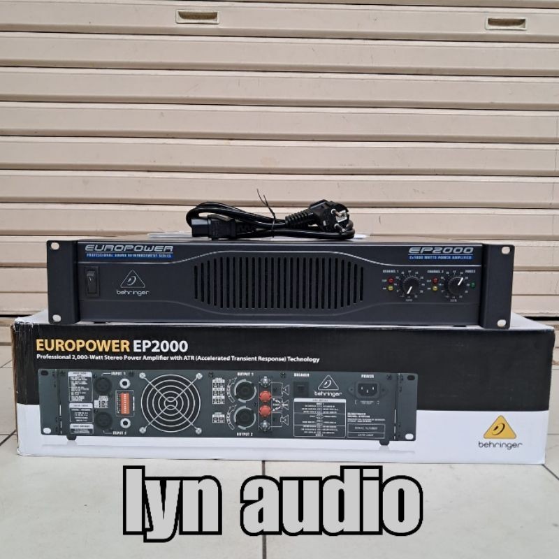 POWER AMPLIFIER BEHRINGER EP2000 STEREO ORIGINAL EP 2000
