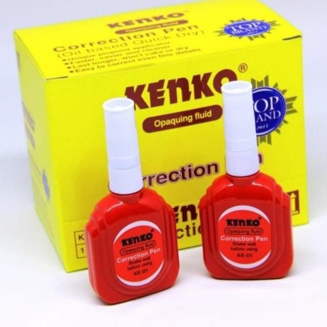 

Tipe Ex Kenko Correction Pen Isi 12 Pcs