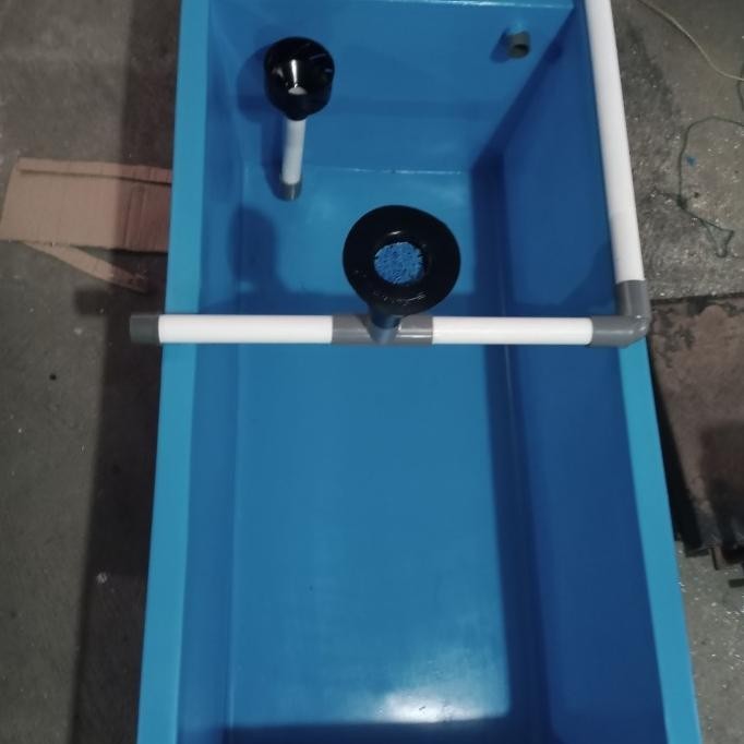 Paket Bak Fiber + Mushroom + Media Filter + Pompa Air Kolam Koi Koki