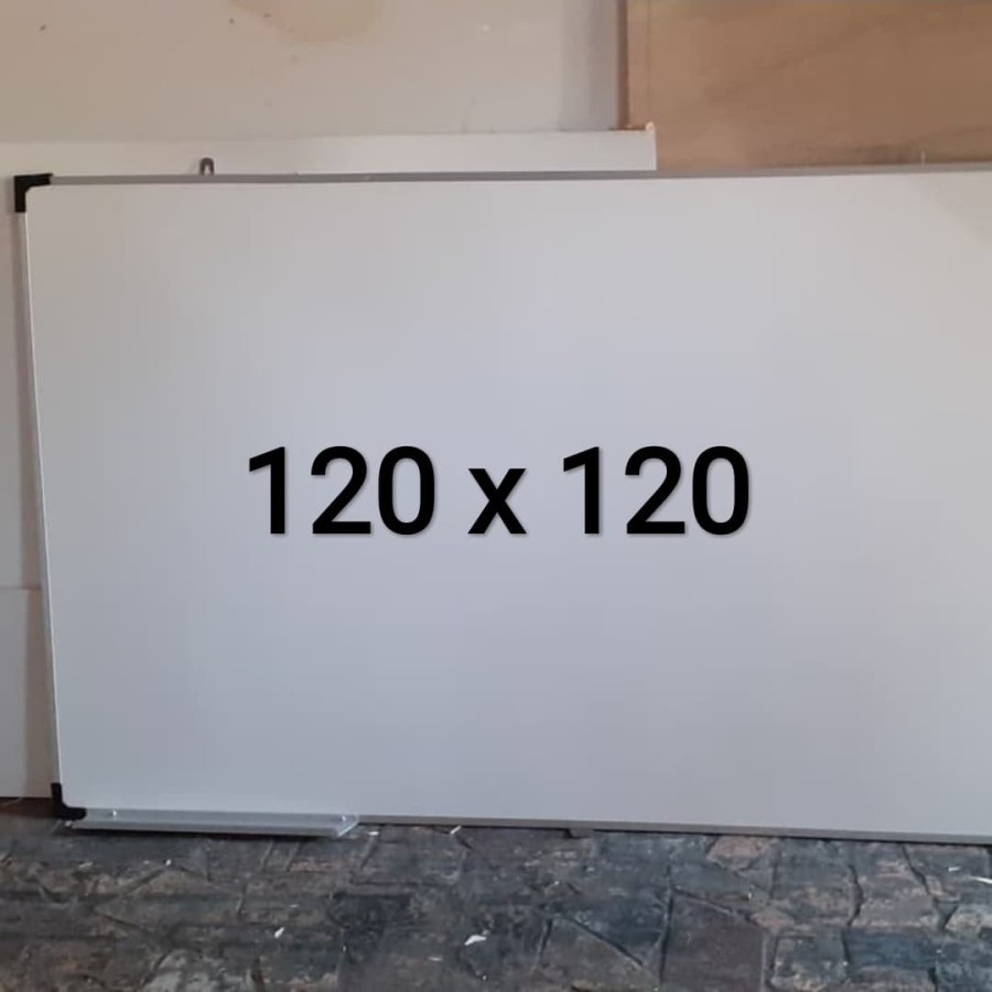 

papan tulis Whiteboard 120x120 cm - PAPAN AJA