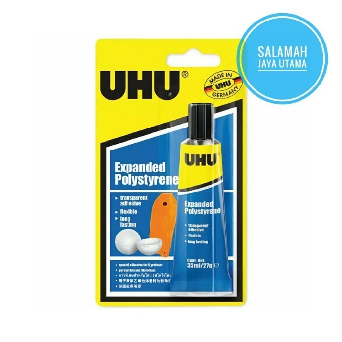 

Uhu Household Styrofoam/Polystyrene 33 Ml Blister/Lem Styrofoam