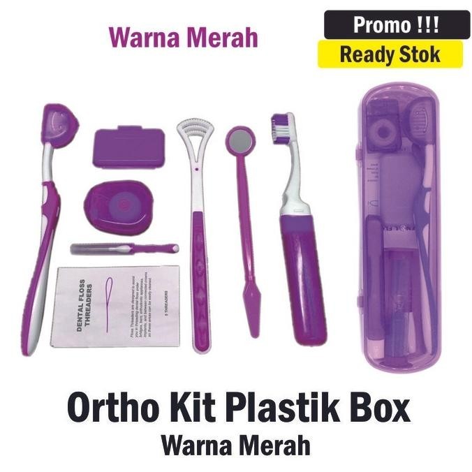 GH Orthodontic Kit Dental Ortho Kit Box - Ungu TERLARIS