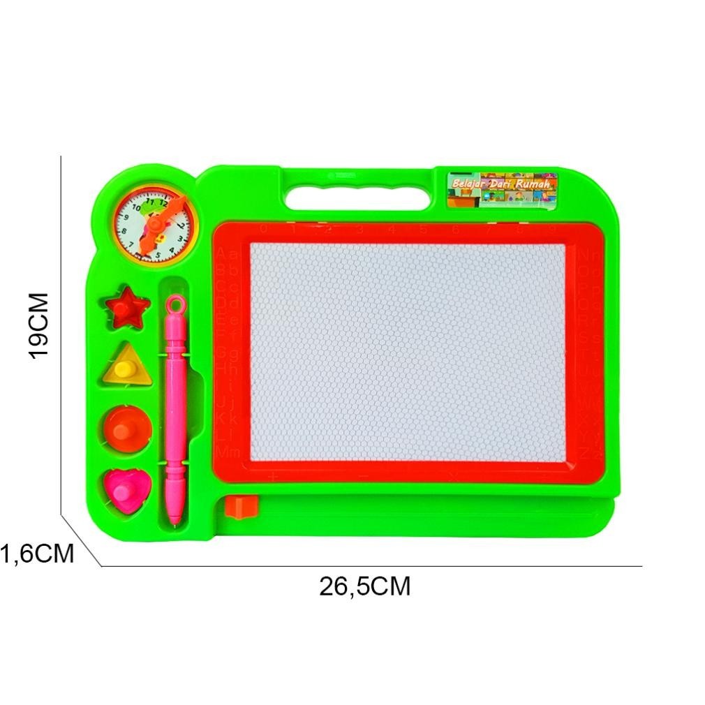 

[ PROMO SPESIAL ] (BISA COD) DRAWING BOARD MAGNETIC PAPAN TULIS MAGNET PAPAN TULIS HAPUS / MAINAN EDUKASI ANAK 3601F MP BISA COD