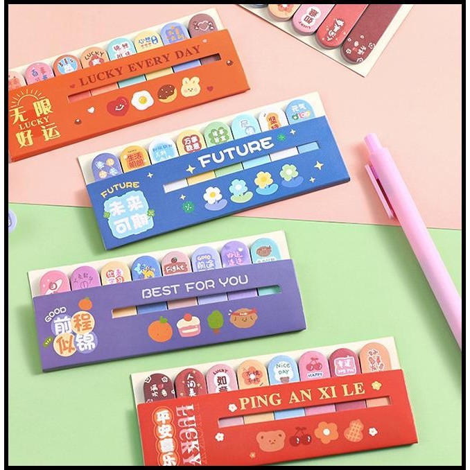 

TERMURAH STICKY NOTES 8 BARIS CARTOON LUCU !