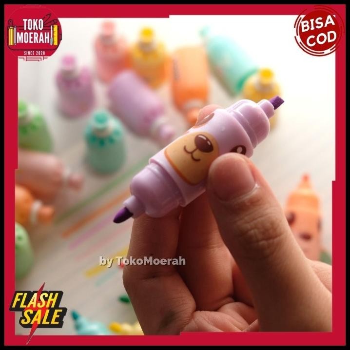 

GRATIS ONGKIR HIGHLIGHTER SOSIS HEWAN 1 SET 6PCS HIGHLIGHTER LUCU UNIK SOSIS ANIMAL