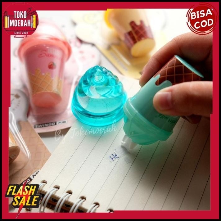 

TERMURAH CORRECTION TAPE ES KRIM TIP X LUCU IMUT ICE CREAM TIP EX UNIK COD !!!!!