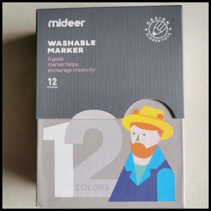 

DISKON MIDEER WASHABLE MARKER-12 COLOURS !!!