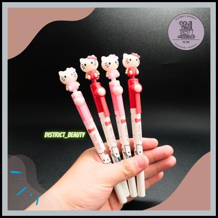 

TERBARU PULPEN ROLLING BALL HELLO KITTY PEN GEL TINTA CAIR HK ANTI GABUT !