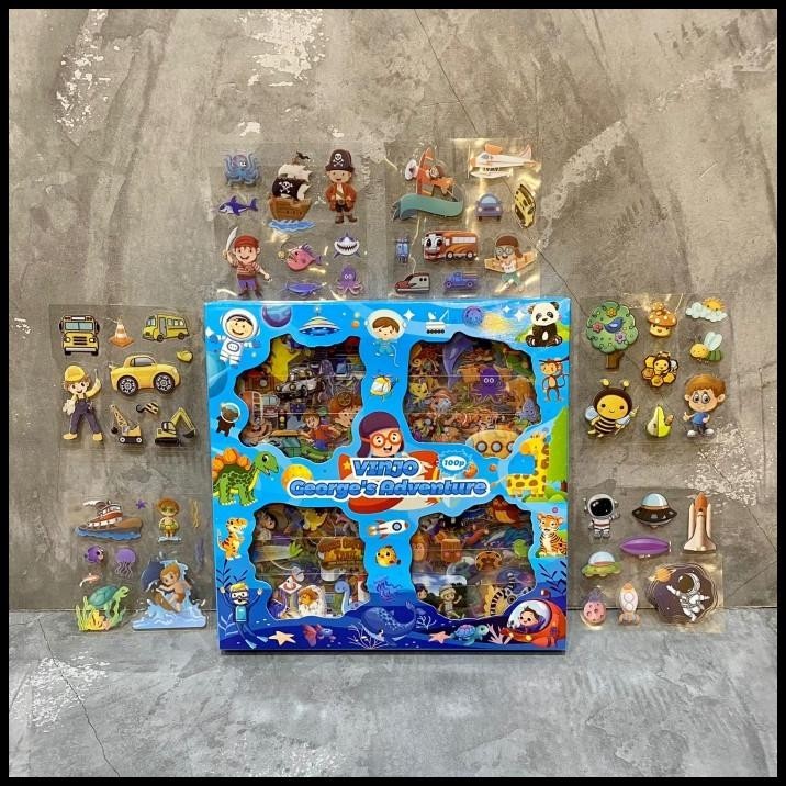 

TERBARU STICKER VINJO STICKER KARAKTER KARTUN LUCU ISI 100 | 200 LEMBAR !!!!!!