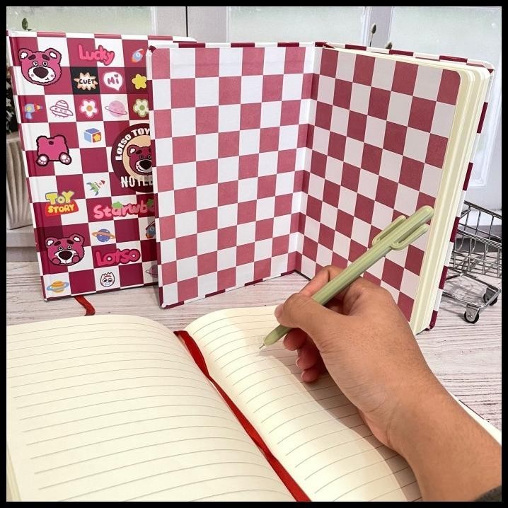 

BEST DEAL BUKU TULIS LOTSO BEAR LUCU HARDCOVER 116 HAL TEBAL BERGARIS UKURAN A5 !!!