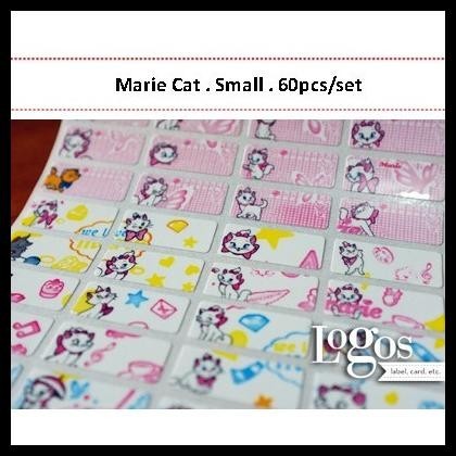 

TERBARU MARIE CAT SMALL STICKER NAME LABEL NAMA WATERPROOF STIKER NAMA KARTUN