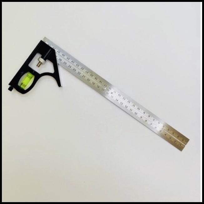 

TERBARU PENGGARIS SIKU TUKANG L WATERPASS KOMBINATION SQUARE RULER BESI SUDUT !!!