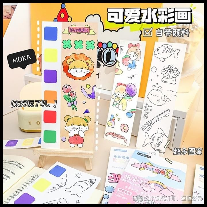 

TERBARU BUKU GAMBAR CAT AIR WATER COLOR PAINTING BOOK KARAKTER BUKU MEWARNAI !!!!