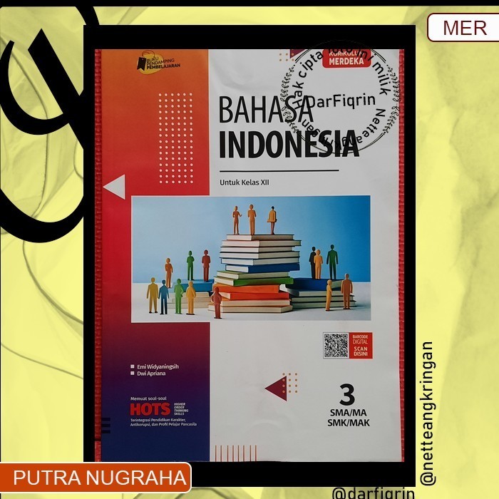 LKS Bahasa Indonesia Kelas 12 Semester 1 dan 2-SMA/MA/SMK/MAK KURMER Kurikulum Merdeka-Putra Nugraha