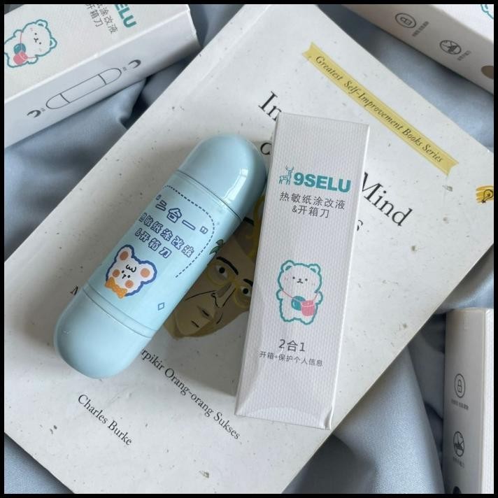 

TERBARU ROLLER STAMP 2 IN 1 CUTTER 1 SET PENGHAPUS KODE RESI DAN CUTER LENGKAP !!!!!!