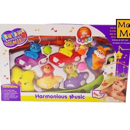 Musical Mobile Baby Motif Warna Random / Mainan Gantung Bayi Imanstoress