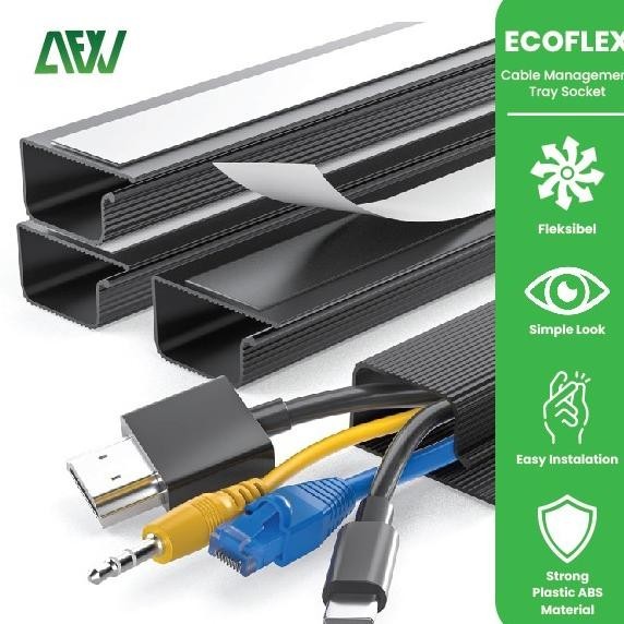 

Ecoflex Klip Kabel Cable Management Cord Holder Pelindung Kabel Kualitas Premium