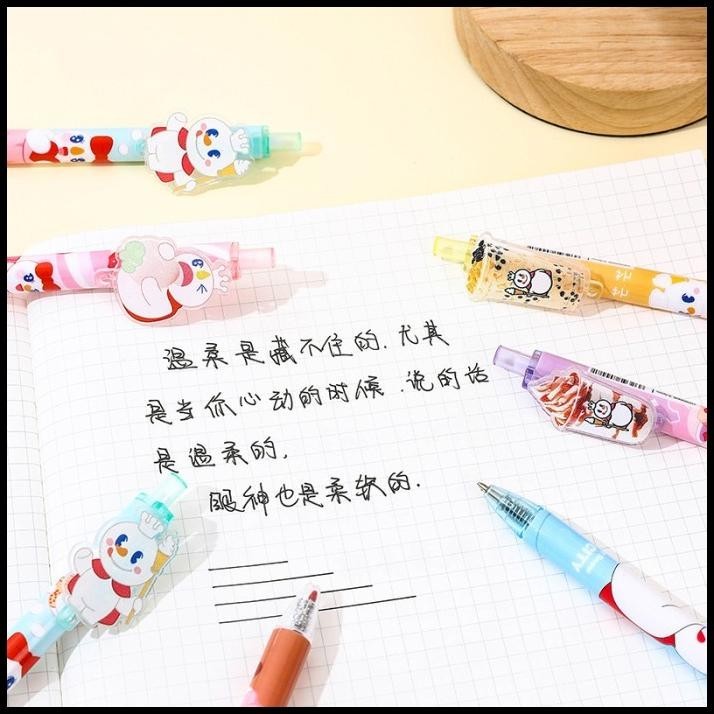 

BEST DEAL PULPEN MIXUE MIKA LUCU | PEN MIXUE | PULPEN MIXUE TINTA HITAM GEL| KMK !!!!