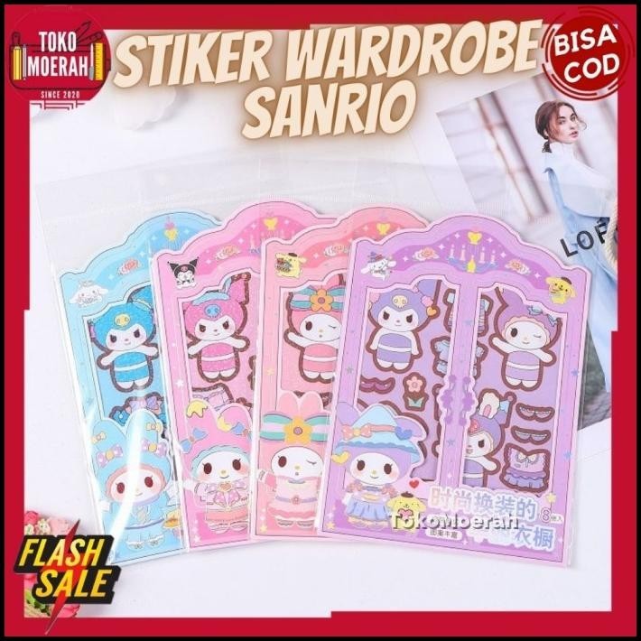 

DISKON STIKER WARDROBE SANRIO STICKER LABEL DIY SANRIO QUITE WARDROBE SANRIO !!