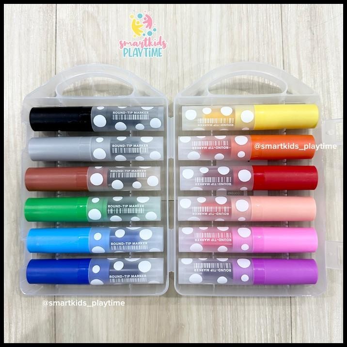 

BEST DEAL MIDEER ROUND TIP WASHABLE MARKER PENSIL ANAK !!!!!!!