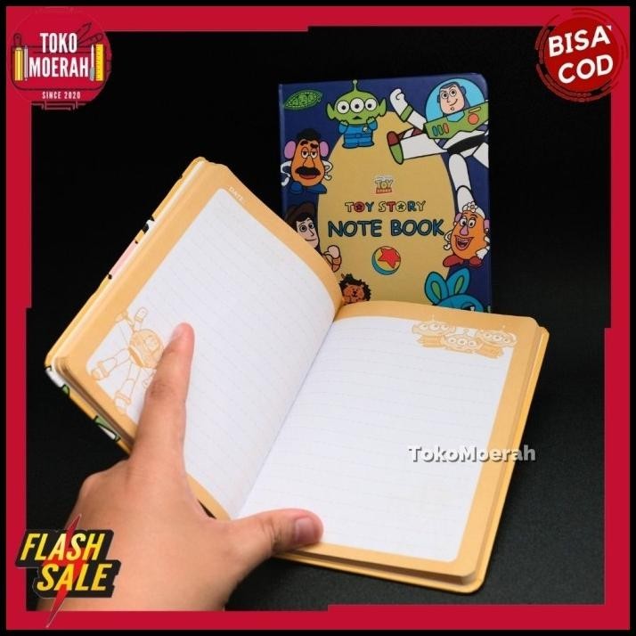

TERBARU BUKU TOY STORY NOTEBOOK B5 HARDCOVER TOY STORY LUCU KADO BUKU DIARY !!