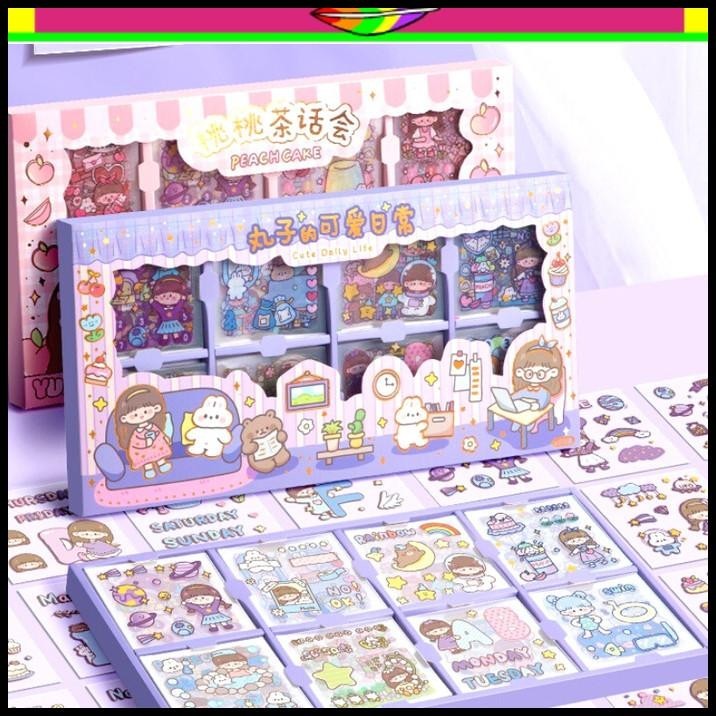 

HOT DEAL STICKER MOMO ISI 200 LBR STIKER BUKU DIARY DIY HP MEMO JOURNAL CATATAN !!!