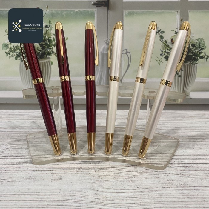 

Ready FREE CUSTOM NAMA Pulpen Custom Nama Pulpen Roller Tinta gel Hitam