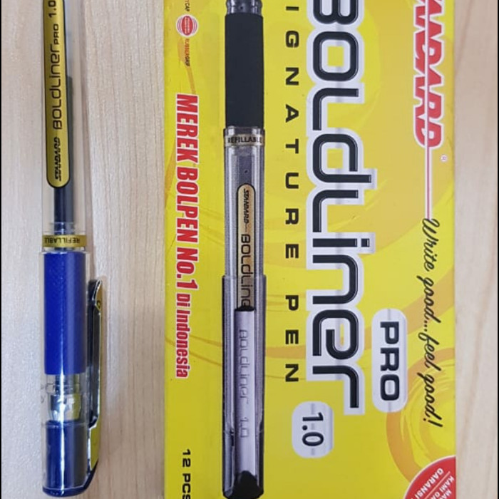 

Ready pulpen standar boldliner pro 1.0