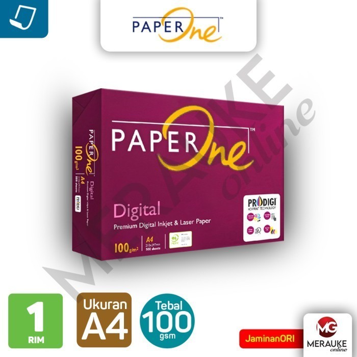 

Kertas Hvs Paper One A4 100Gsm Isi 500 Lembar