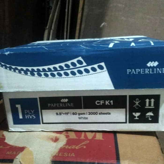

Kertas Continuous Form 9.5 X 11" 1Ply - Paperline