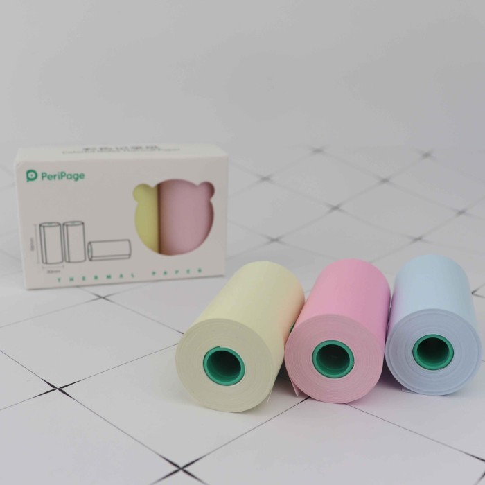 

Kertas Thermal Warna Peripage Sticker