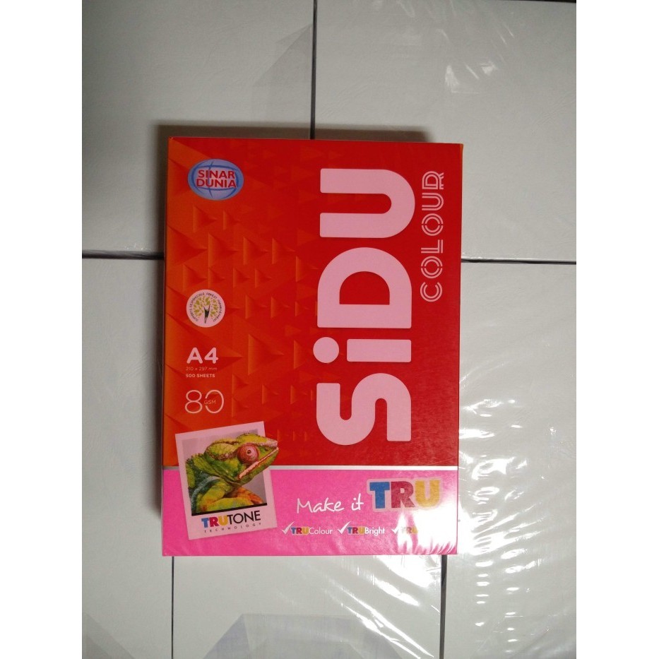 

Kertas Spectra / Sidu A4 80 Warna Cyber Hp Red It350