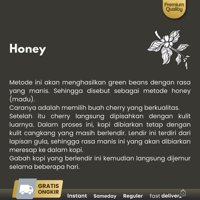 

Northsider Kopi Arabika Bali Kintamani Honey Coffee 1Kg