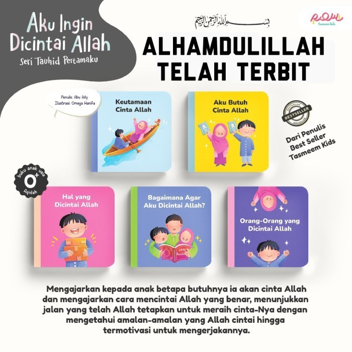 

Buku Anak Seri Tauhid Pertamaku - Aku Ingin Dicintai Allah (Boardbook)