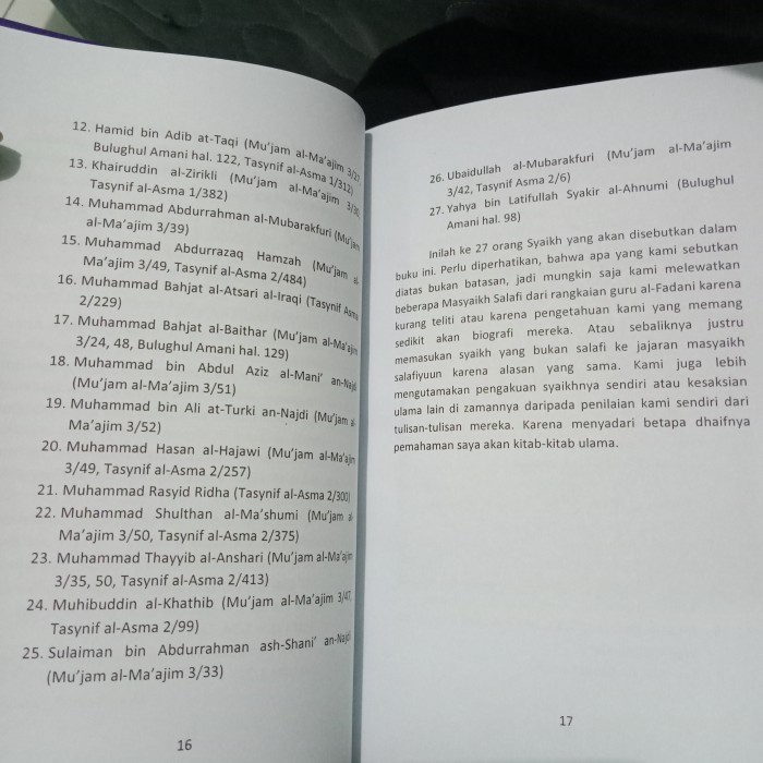 

Buku Masyaikh Salafi Yang Meriyatkan Dari Mereka Allamah Al-Fadani