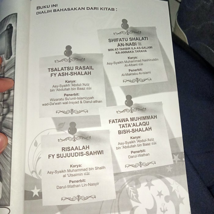 

Buku Sifat Shalat Nabi Dan Fat - Fat Penting Tentangnya